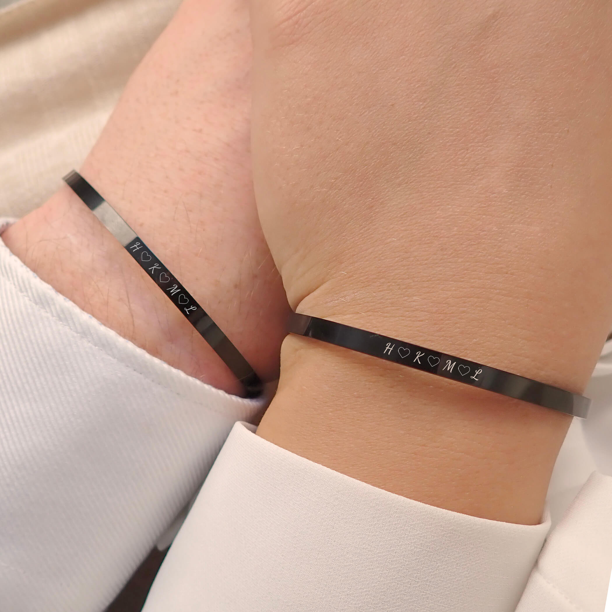 Bangle ČERNÝ páry 1